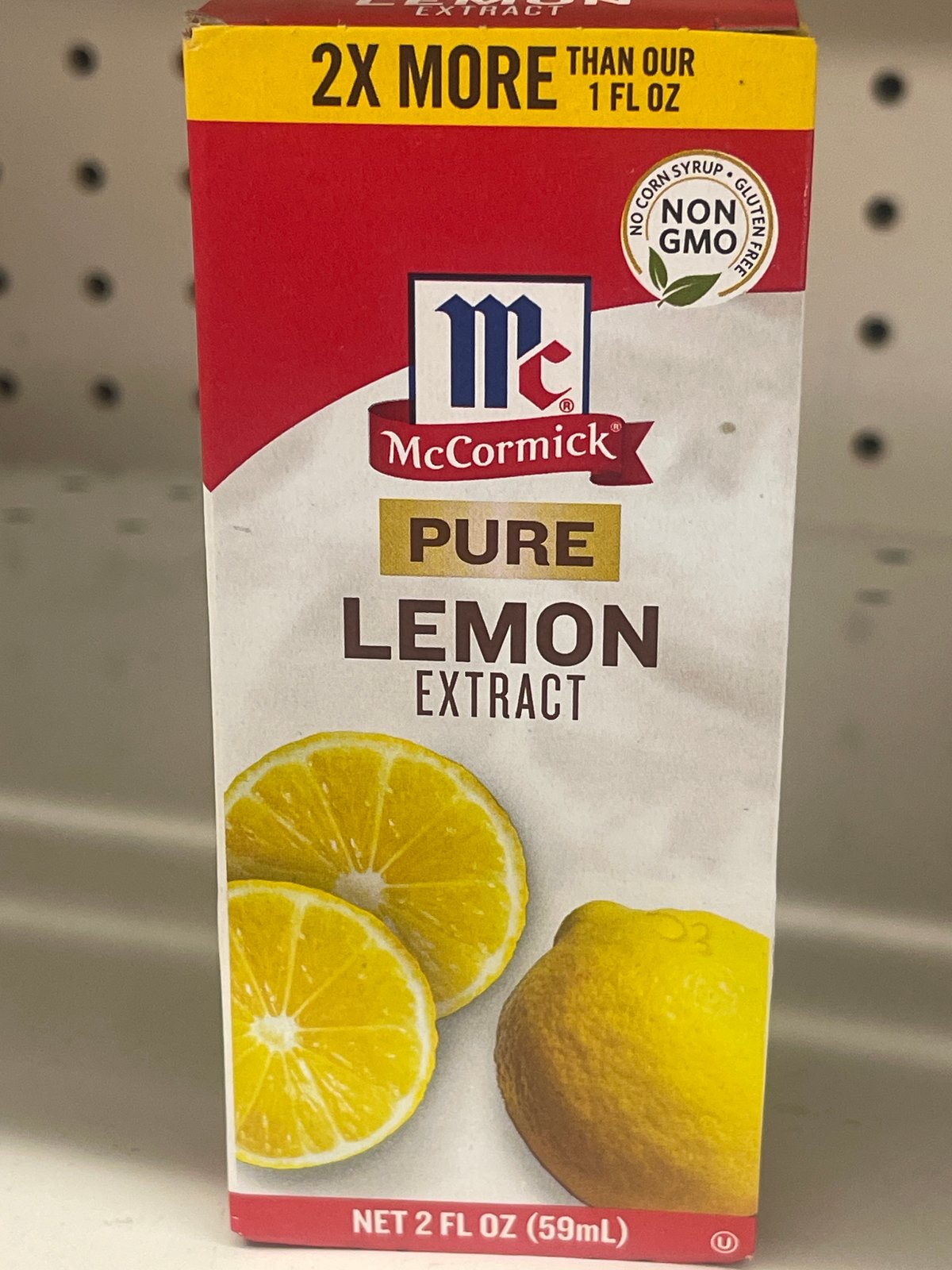 McCormick pure lemon extract
