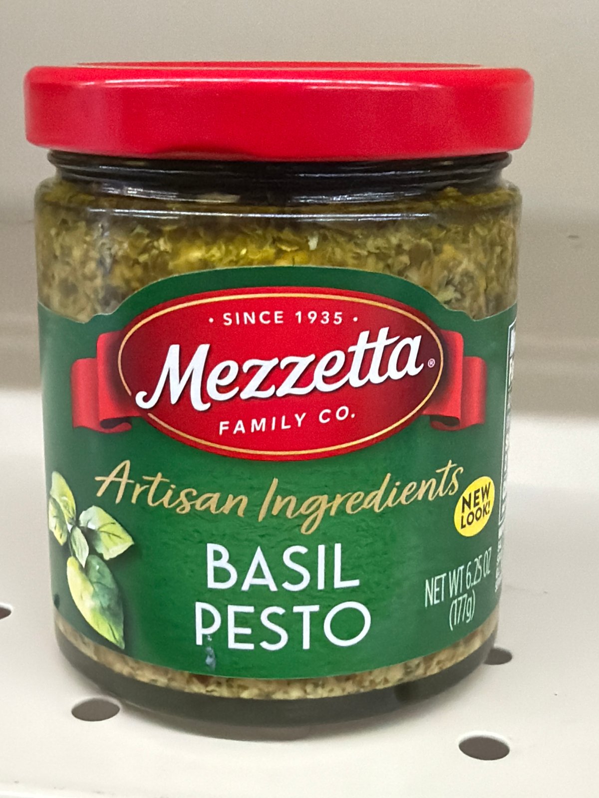 MEZZETTA BASIL PESTO 6.25oz