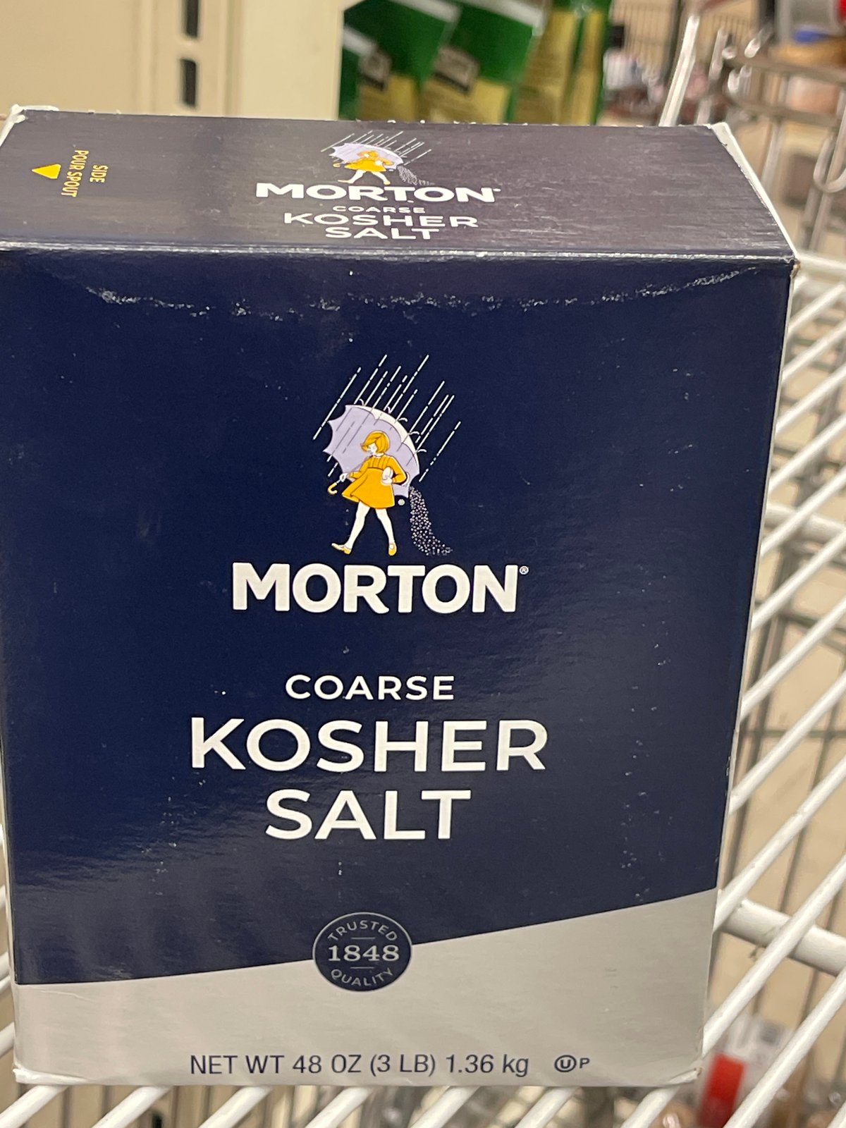 Morton coarse kosher salt