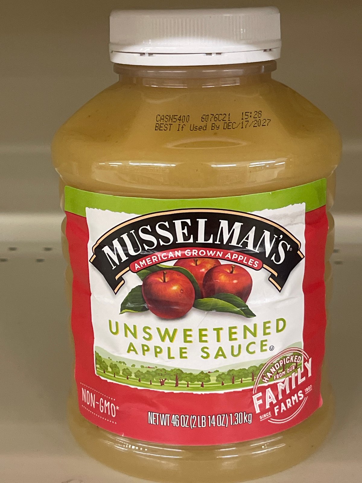 Musselmans apple sauce unsweetened