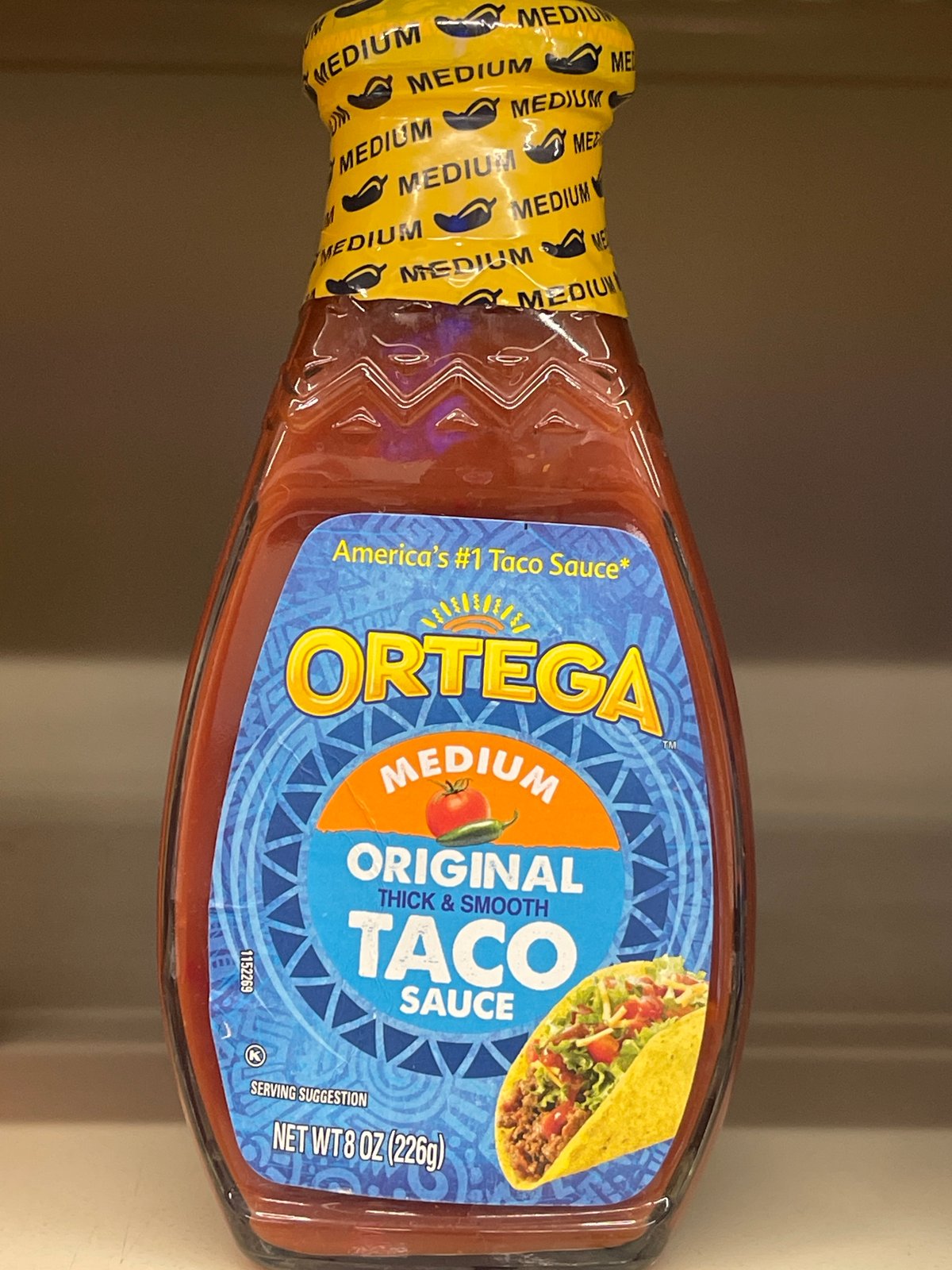 Ortega org taco sauce-medium