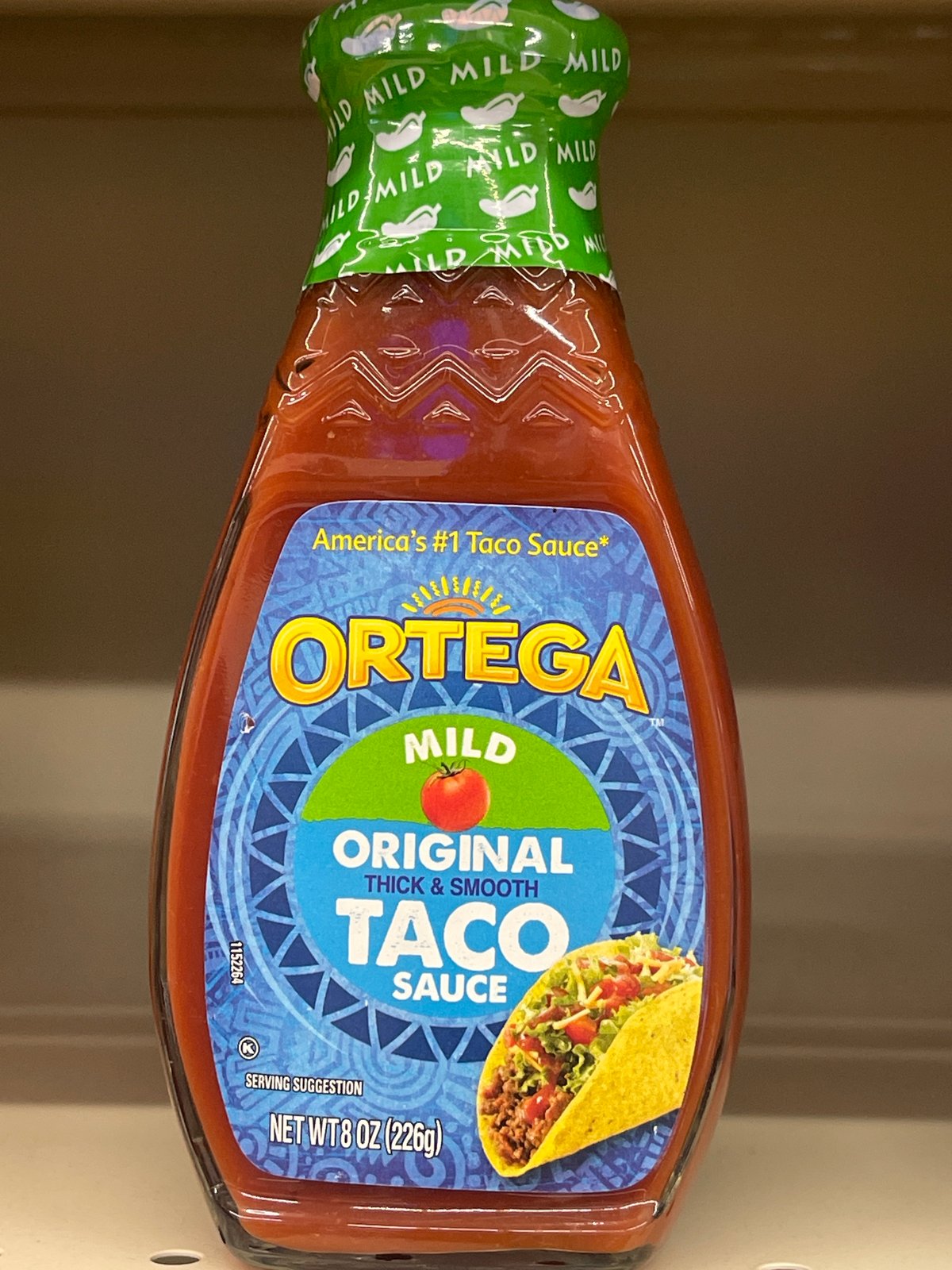 Ortega org taco sauce-mild