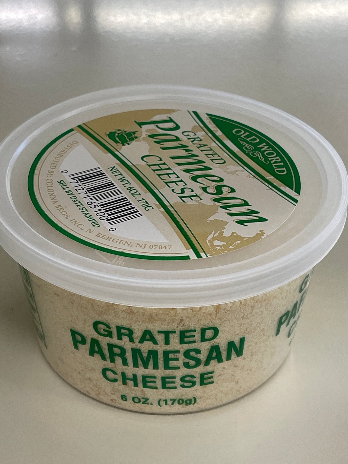 OW grated parmesan cheese
