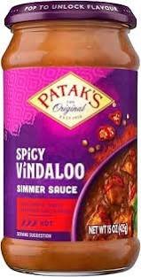 PATAKS spicy vindaloo sauce
