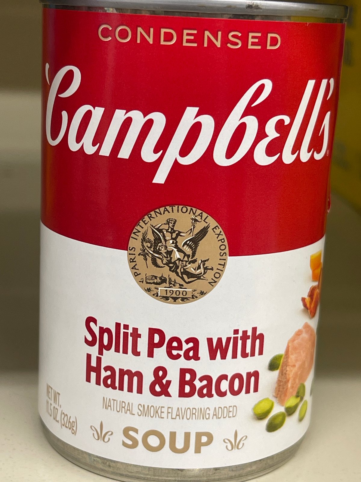 Campbells split pea w/ham & bacon