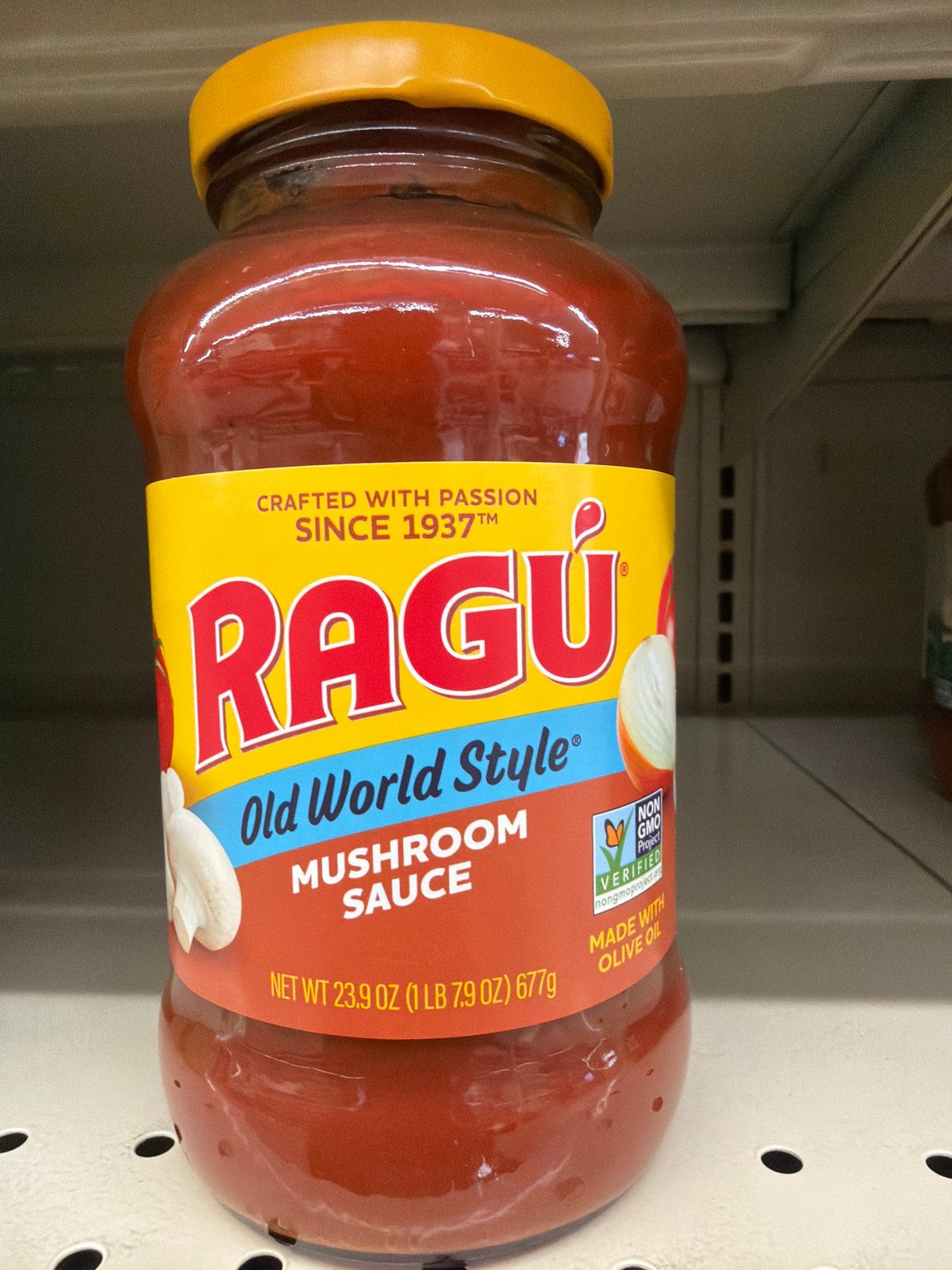 RAGU OLD WORLD STYLE MUSHROOM SAUCE