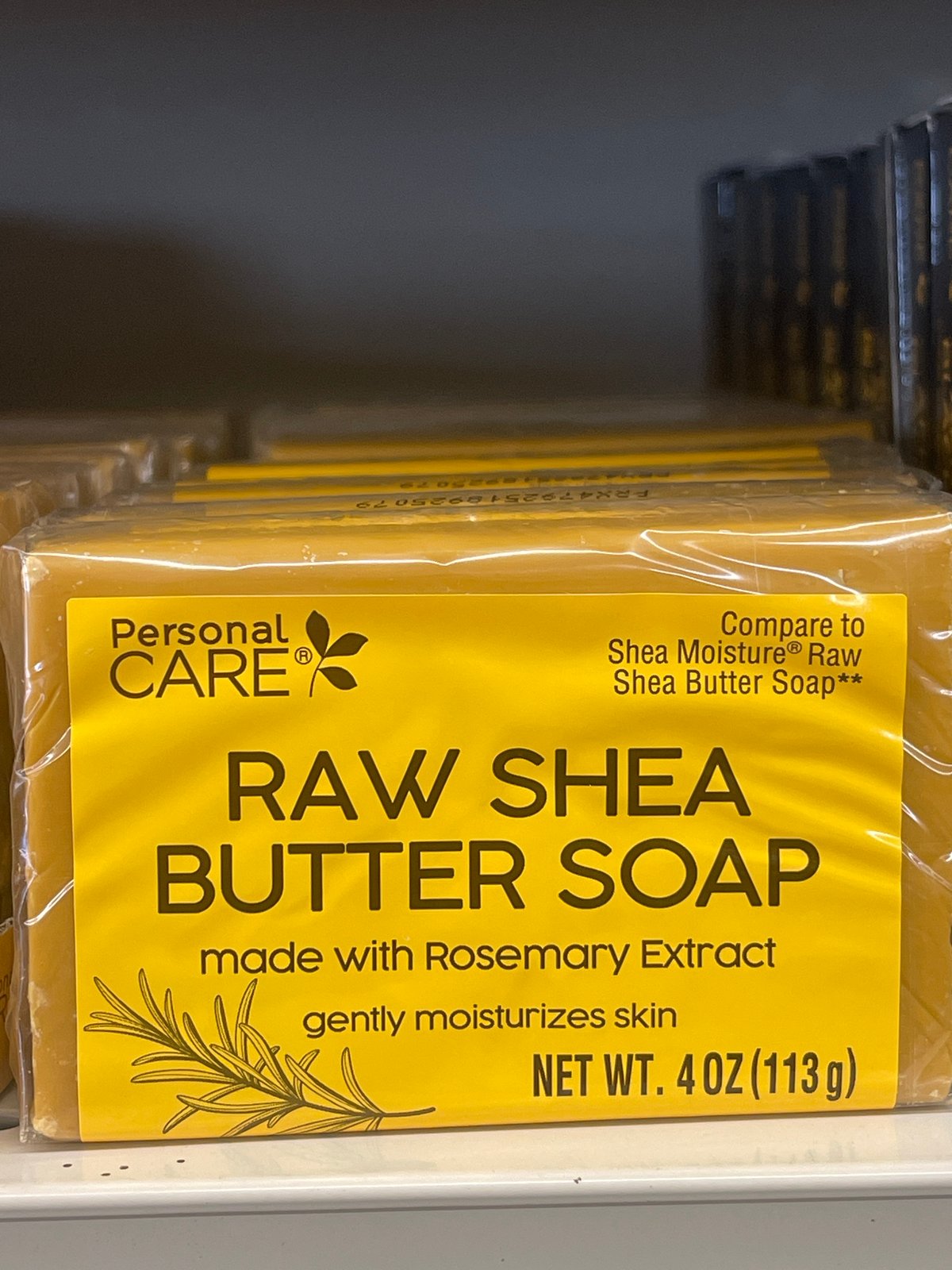 Raw shea butter soap