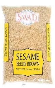 SESAME SEEDS BROWN 14 OZ