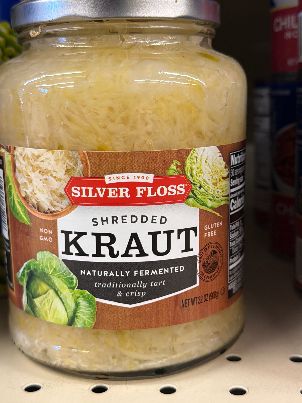 SILVER FLOSS SHREDDED KRAUT 32oz