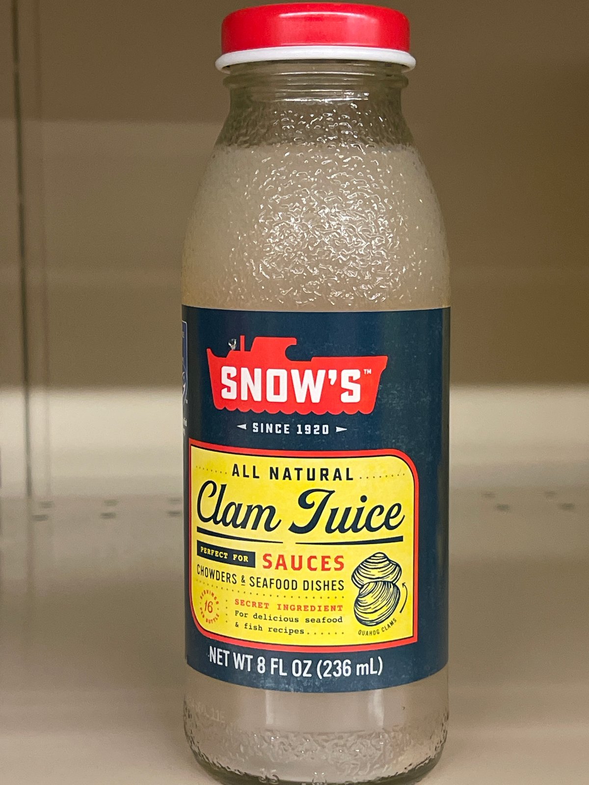 Snows clam juice
