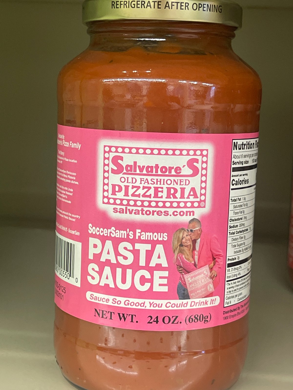 Soccersams famous pasta sauce