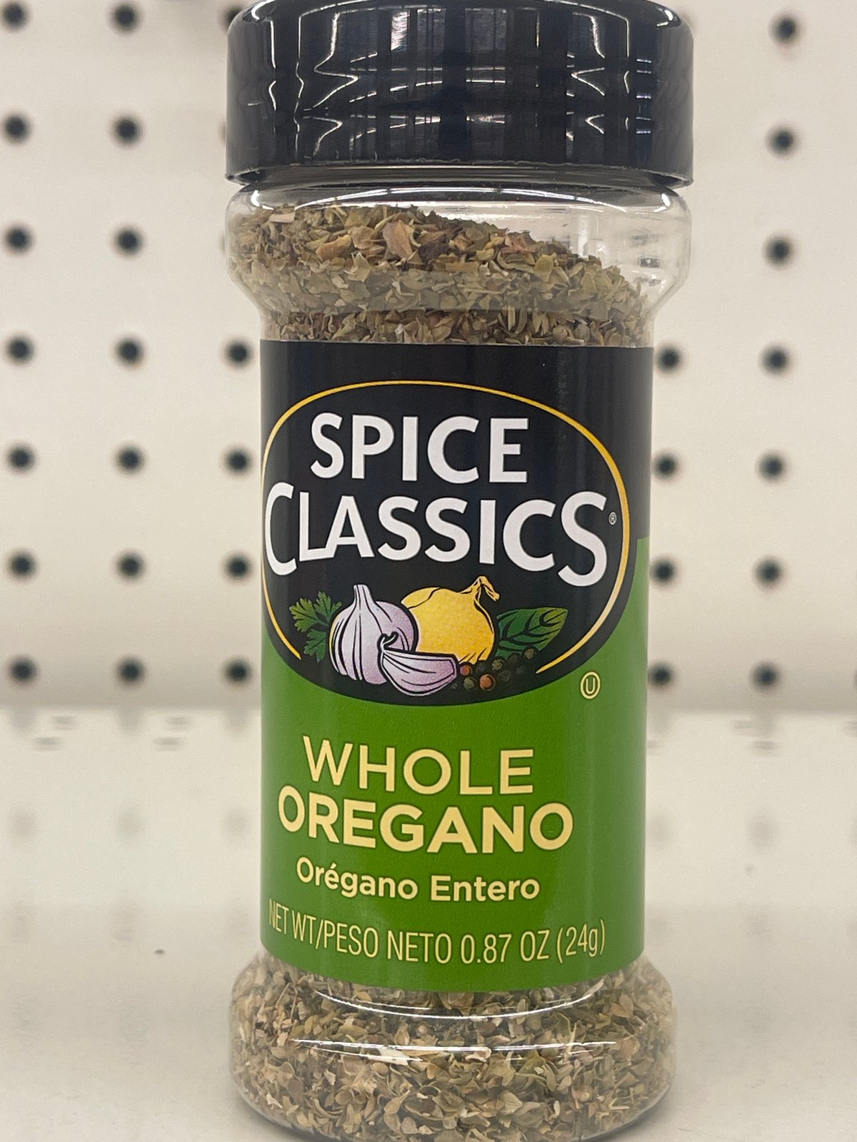 Spice classics whole oregano