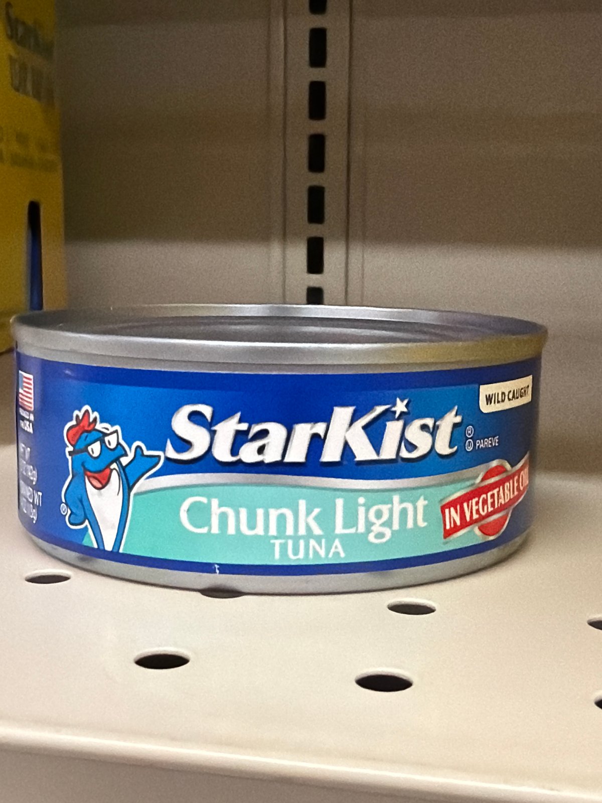 starkist chunk light tuna in veg oil