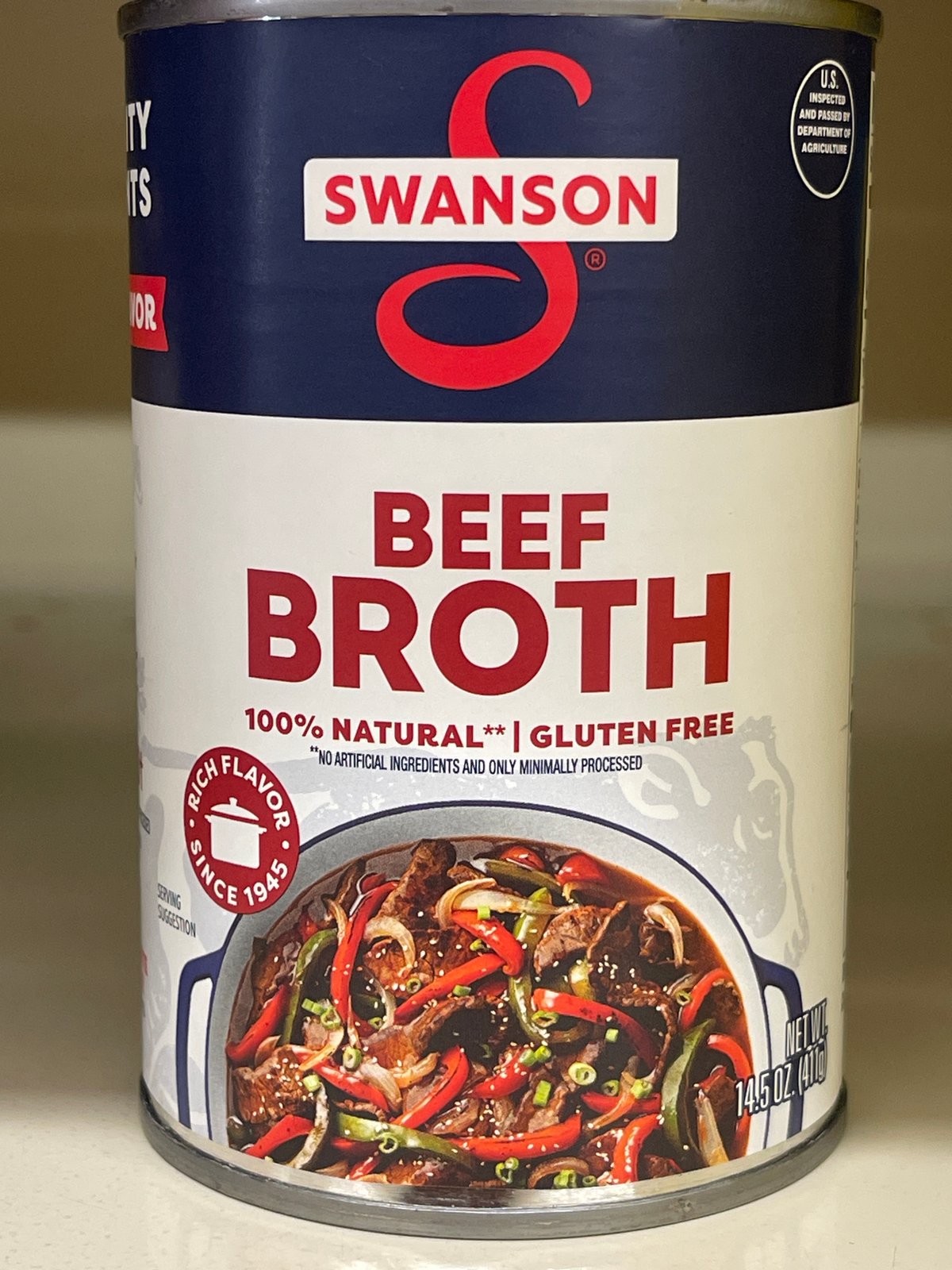 Swanson beef broth-14.5 oz