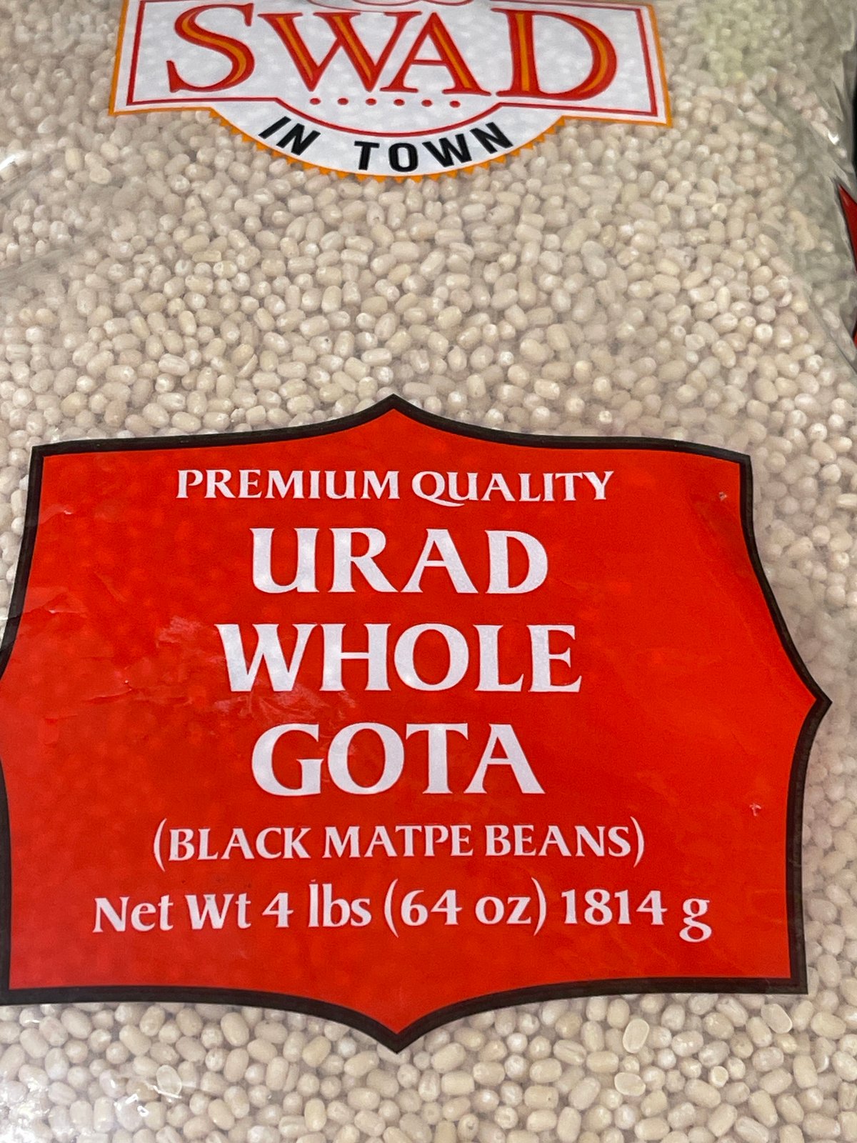 Swad urad whole gota-64 oz