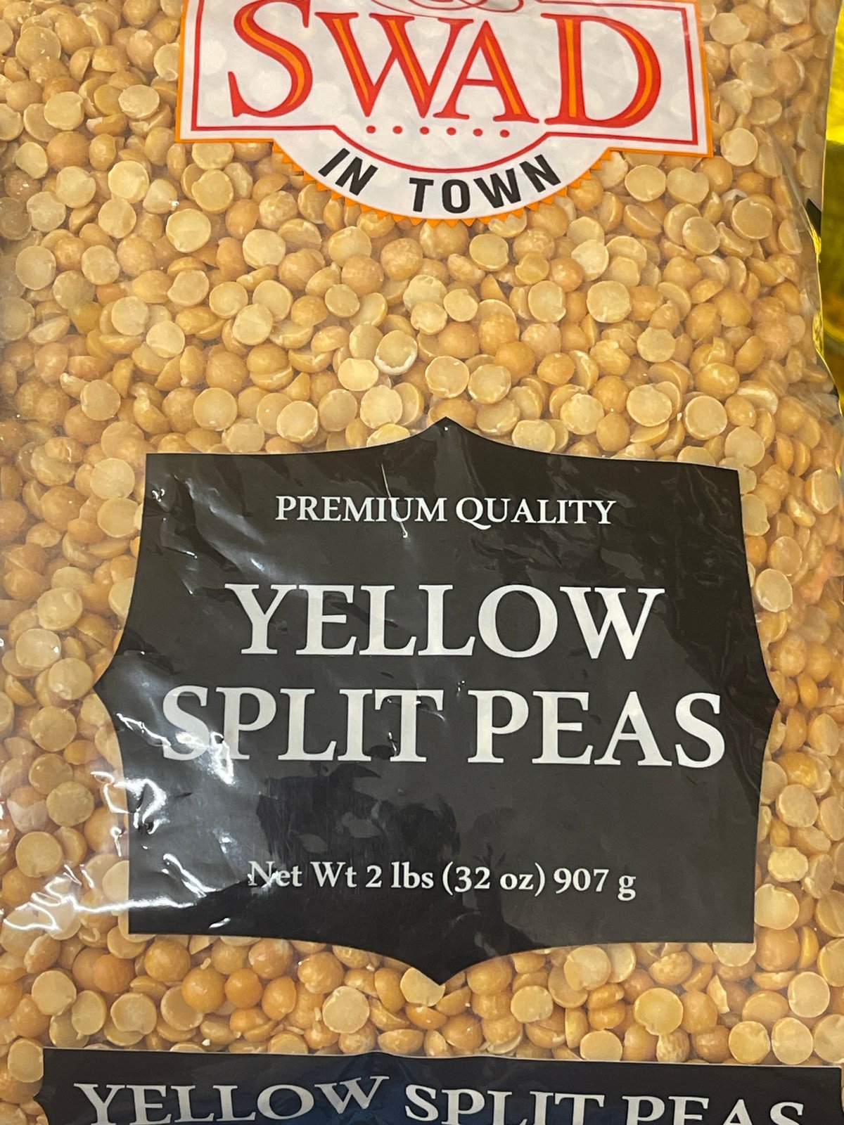 Swad yellow split peas-32 oz