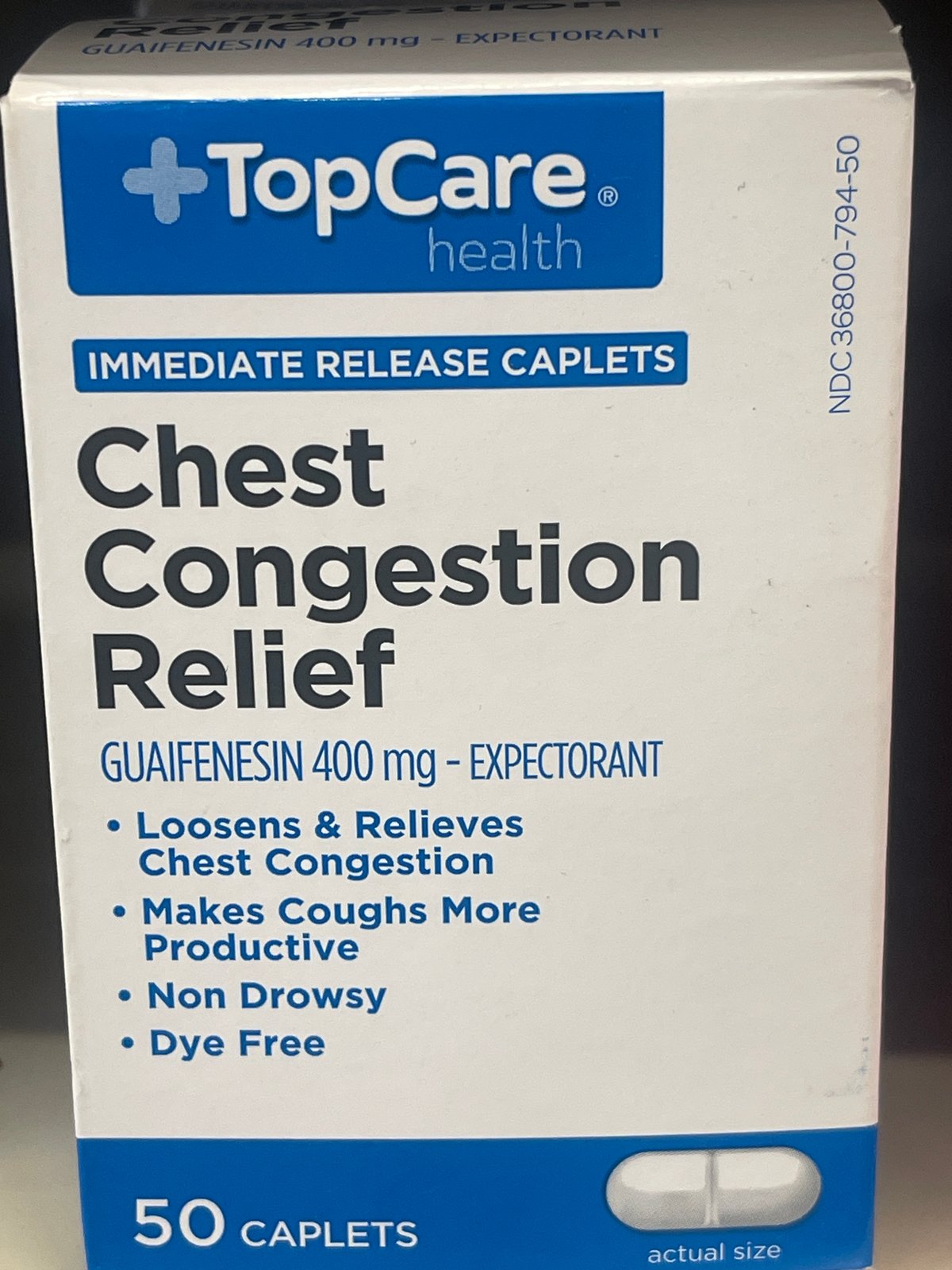 Top care health chest congestion relief