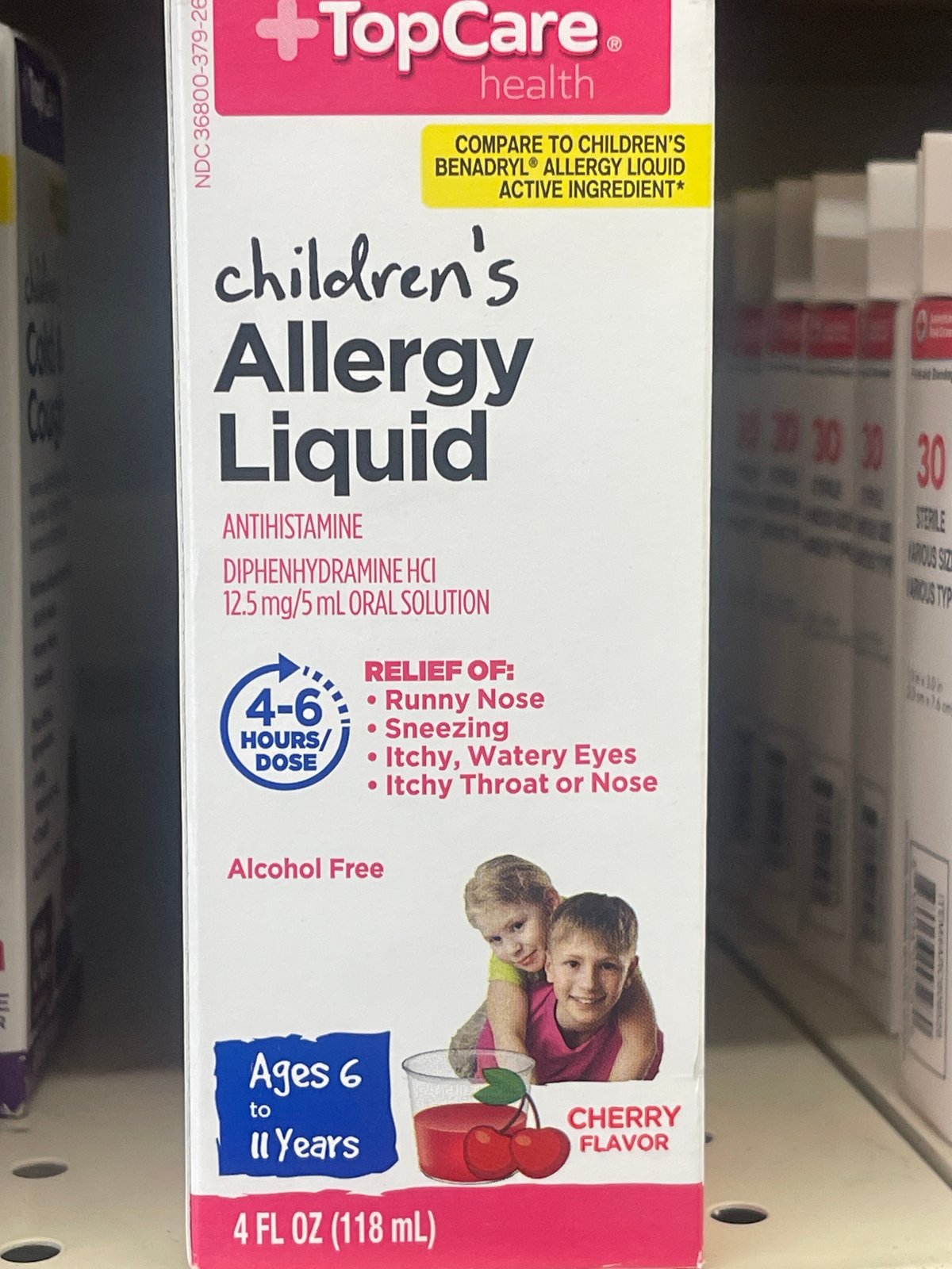 Top care health childrenβs allergy liquid