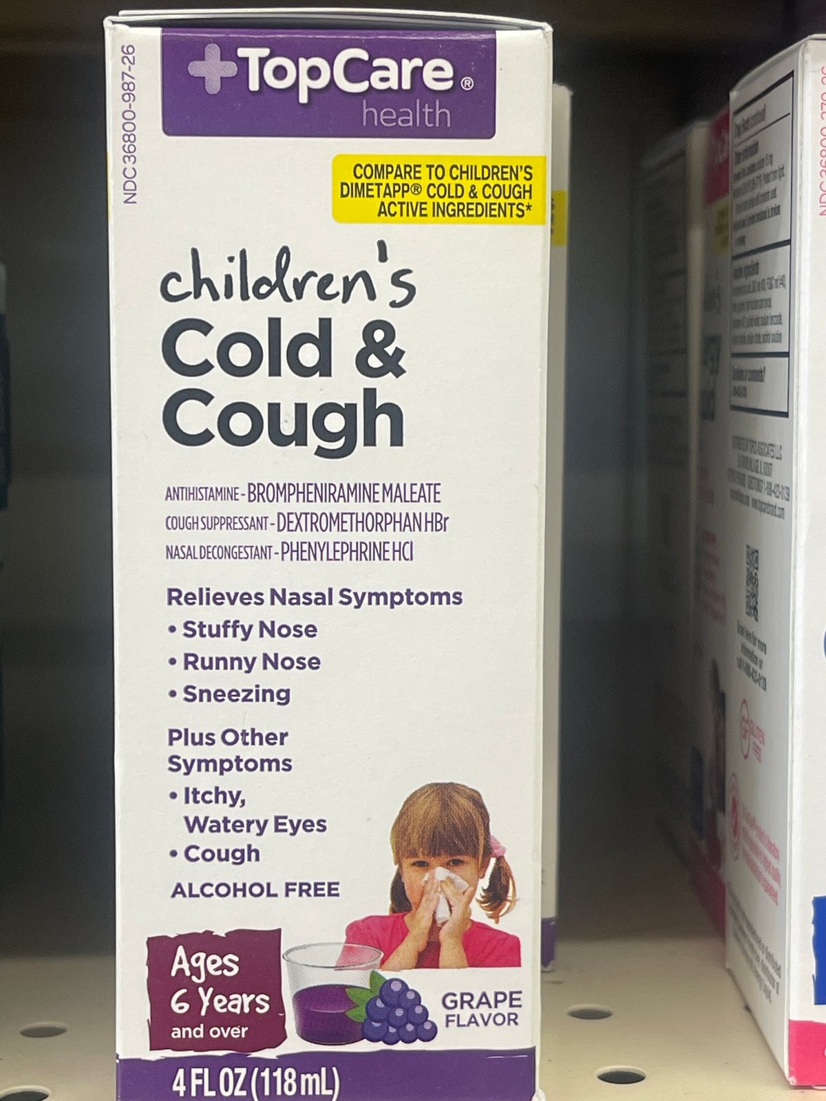 Topcare health childrenβs cold&cough