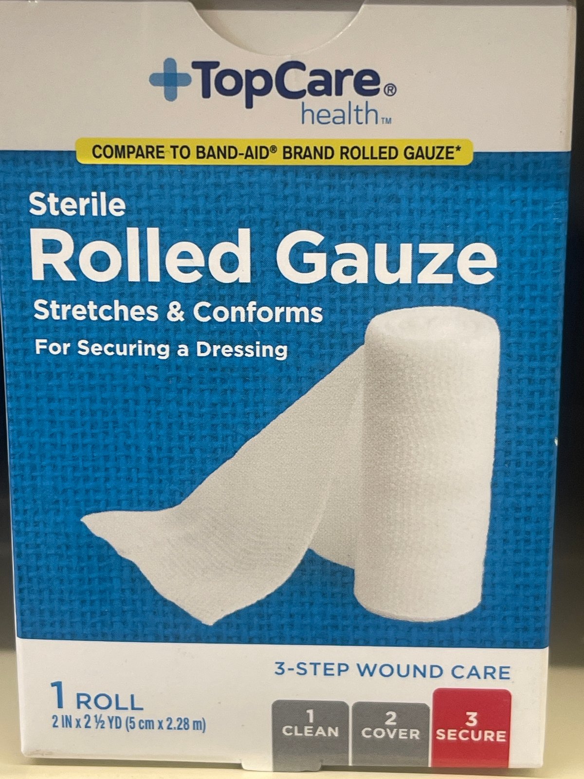 Topcare health rolled gauze