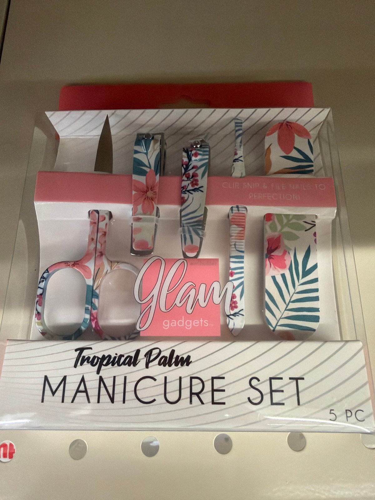 TROPICAL PALM MANICURE SET 5pc