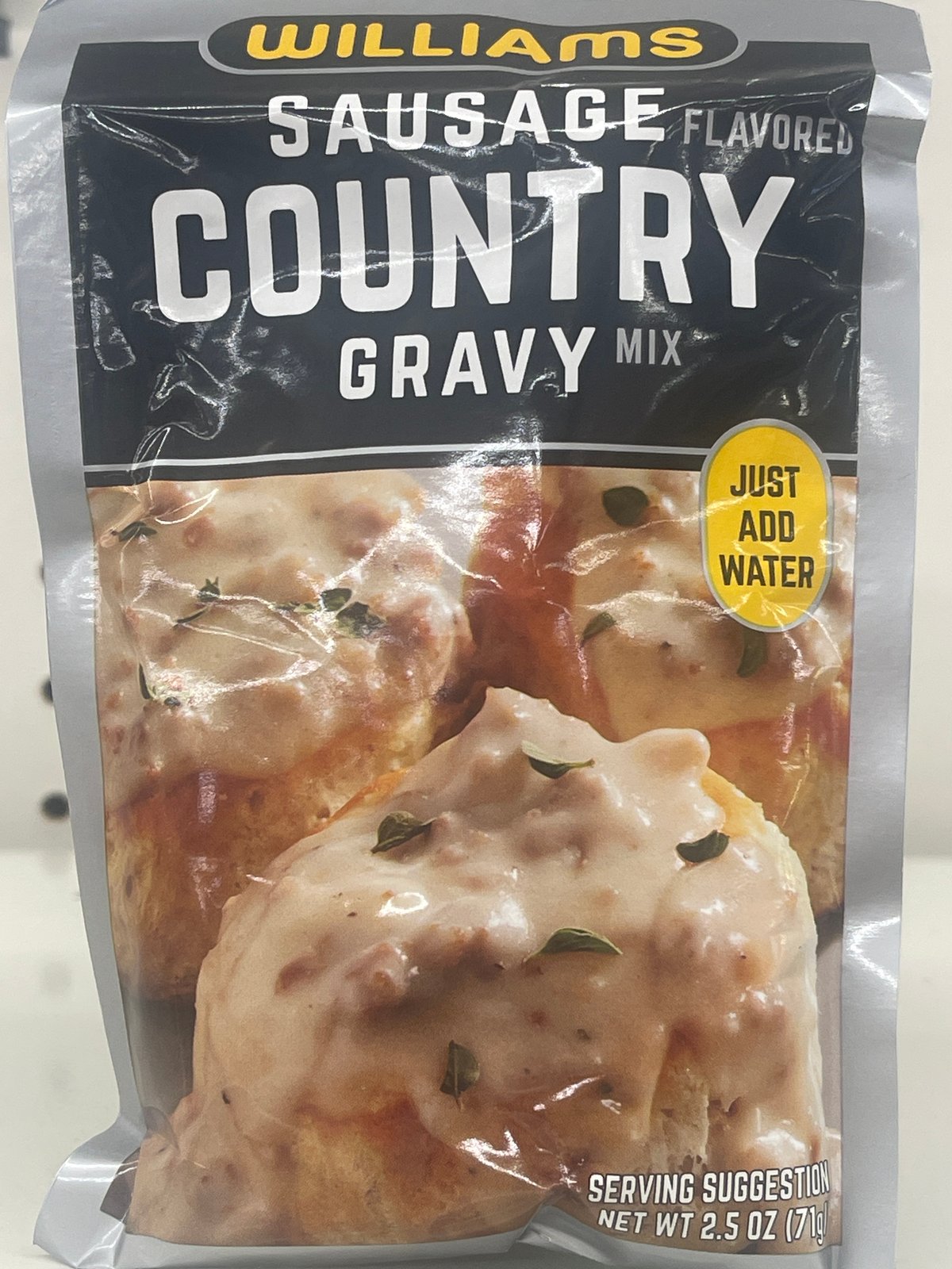Williams sausage country gravy mix